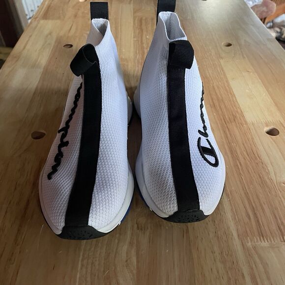 Champion Shoes Sneaker KT Rally Sock Style Slip On Script Spellout Womens 6W - Picture 3 of 7